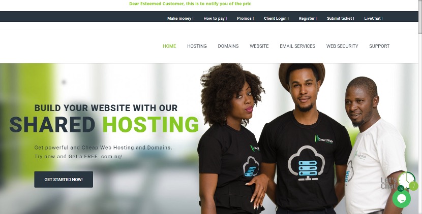 Smart Web web hosting